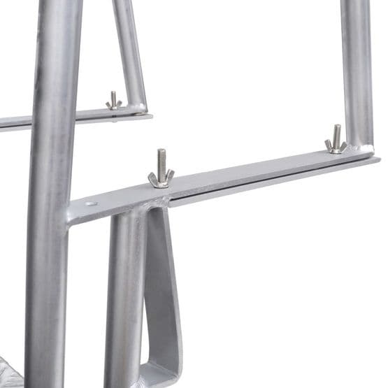 Poolstege/Lejdare 4 Steg Aluminium 167 Cm