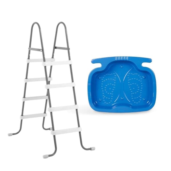 Intex - Poolstige 122 cm & Fodbad