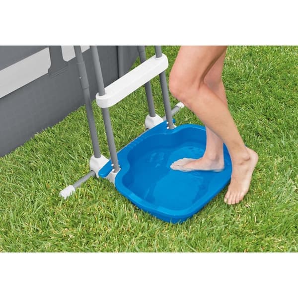 Intex - Sikkerhedspoolstige 107 cm & Fodbad