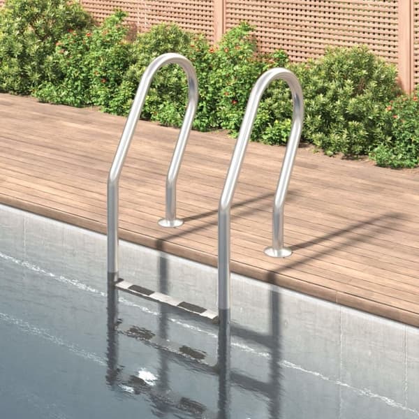 vidaXL poolstige 54x38x158 cm 304 rustfrit stål