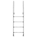Miniatyrbilde 2 av 7: vidaXL Bassengstige 54x38x184,5 cm 304 rustfritt stål