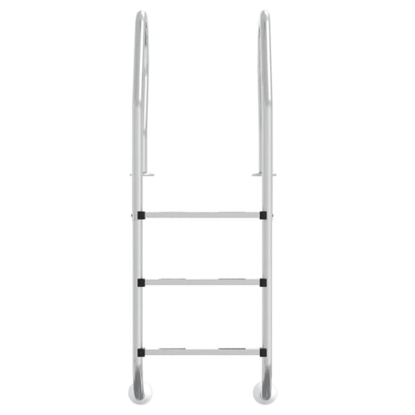 vidaXL Bassengstige 54x38x158 cm 304 rustfritt stål