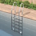 Miniatyrbilde 7 av 7: vidaXL Bassengstige 54x38x211 cm 304 rustfritt stål