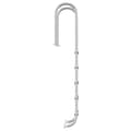 Miniatyrbilde 3 av 7: vidaXL Bassengstige 54x38x211 cm 304 rustfritt stål