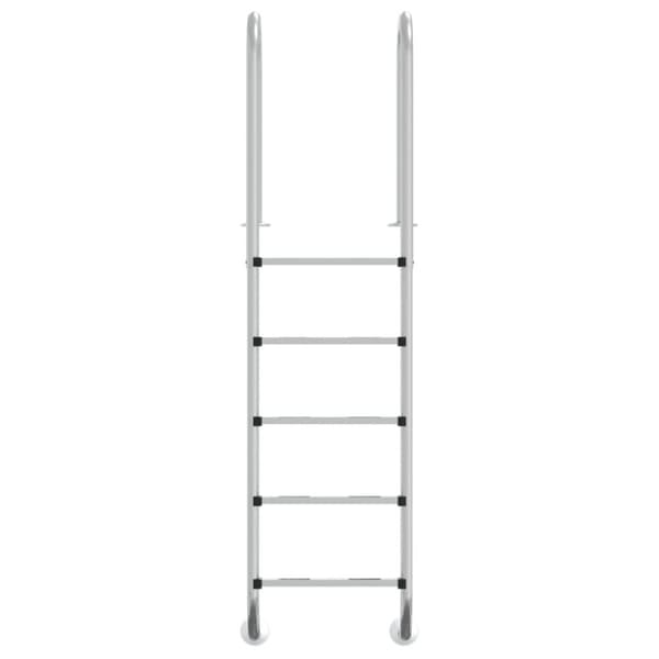 vidaXL Bassengstige 54x38x211 cm 304 rustfritt stål