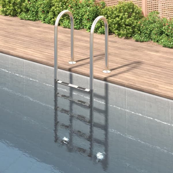 vidaXL poolstige 54x38x211 cm 304 rustfrit stål