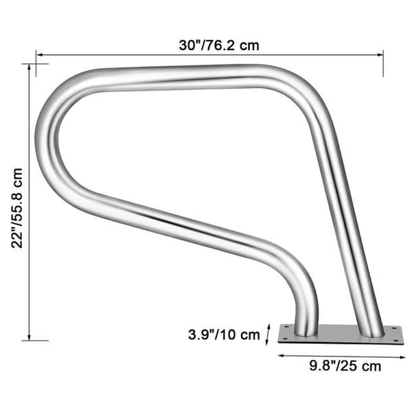 M8 Drill Bit: Pool Handrail - 250kg Kapacitet, 4ft Greb Cover