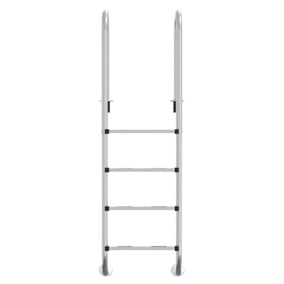Poolstege 54X38X184,5 Cm 304 Rostfritt Stål-1