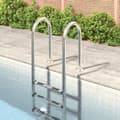 Miniatyrbilde 2 av 6: vidaXL Poolstege 54x38x158 cm 304 rostfritt stål