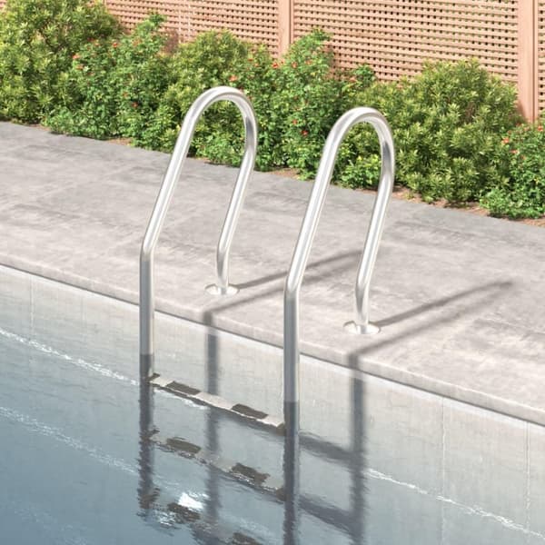vidaXL poolstige 54x38x158 cm 304 rustfrit stål