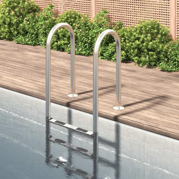 vidaXL poolstige 54x38x158 cm 304 rustfrit stål