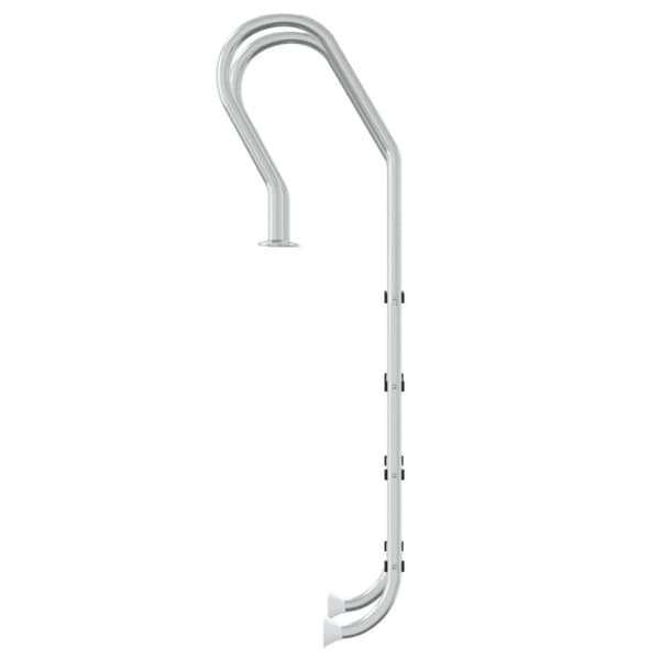 vidaXL Bassengstige 54x38x184,5 cm 304 rustfritt stål