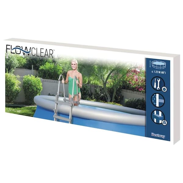 Bestway Sikkerhetsstige Flowclear 4-trinns 122 cm