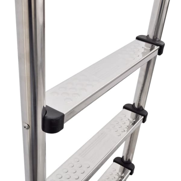 bassinstige 3 trin rustfrit stål 304 120 cm