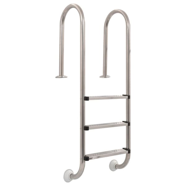 poolstige 3 trin rustfrit stål 304 120 cm
