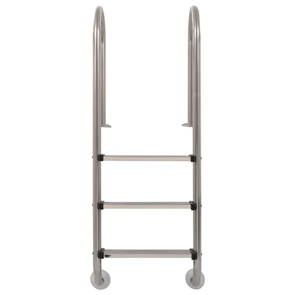 vidaXL poolstige 3 trin rustfrit stål 304 120 cm -  Poolstiger