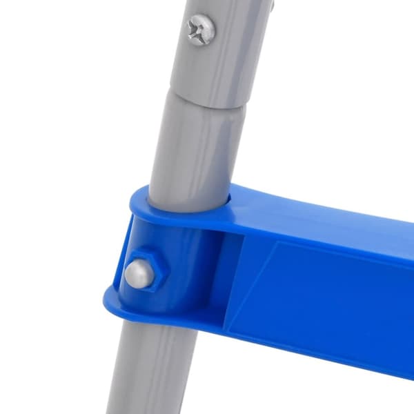 vidaXL Poolstege för ovanmarkspool 84 cm stål plast