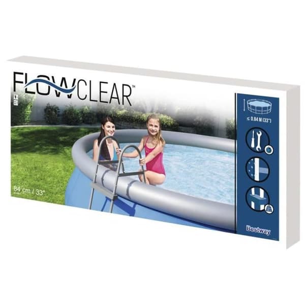 Bestway Poolstege med 2 steg Flowclear 84 cm