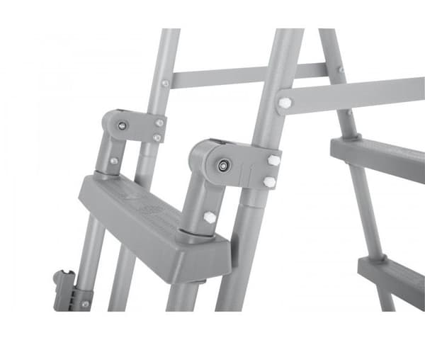 BESTWAY Säkerhetsstege 2 x 4 steg för simbassäng höjd 122 cm