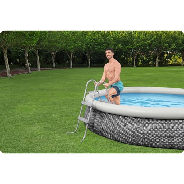 Metalstige til pool 84 cm Bestway 58430