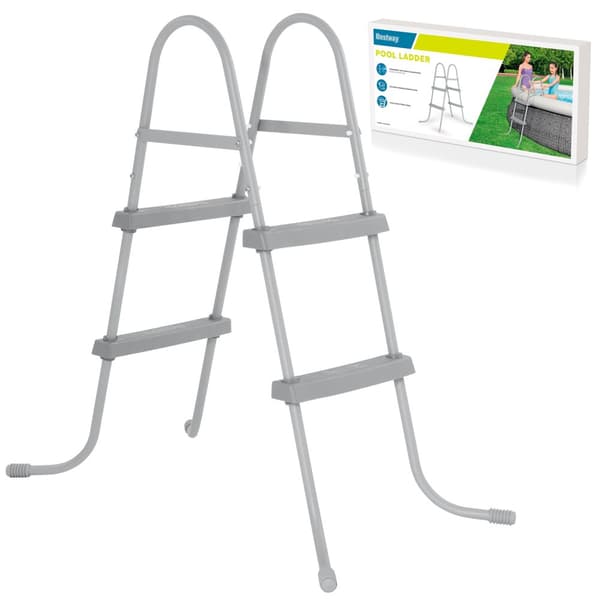 Metalliset tikkaat uima-altaisiin 84 cm Bestway 58430