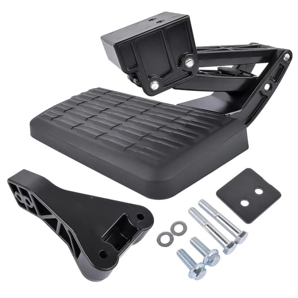 Retractable Bed Step, Kompatibel med 2009-2022 Ram-modeller, Sort farve