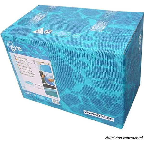 GRE Liner för oval pool 500x300 cm h 120 - Blå
