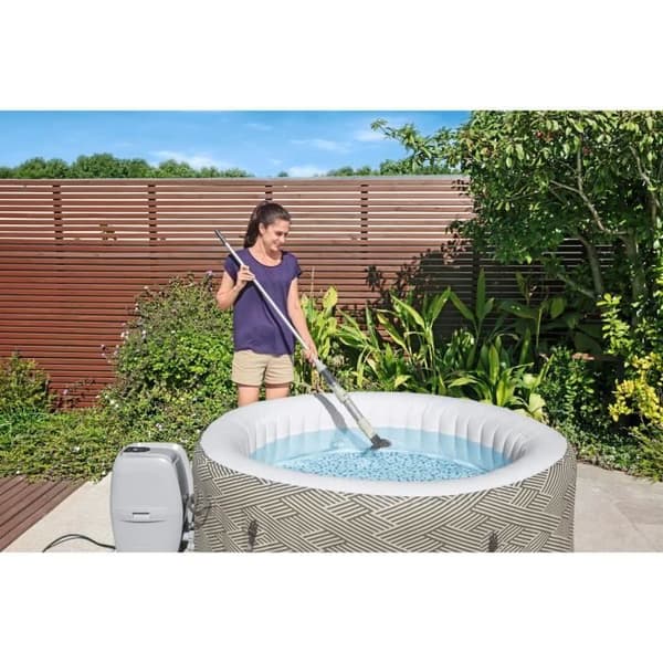 Aquascan Electric Dammsugare Broom - BESTWAY - För spa och pool upp till 2m - Uppladdningsbart batteri