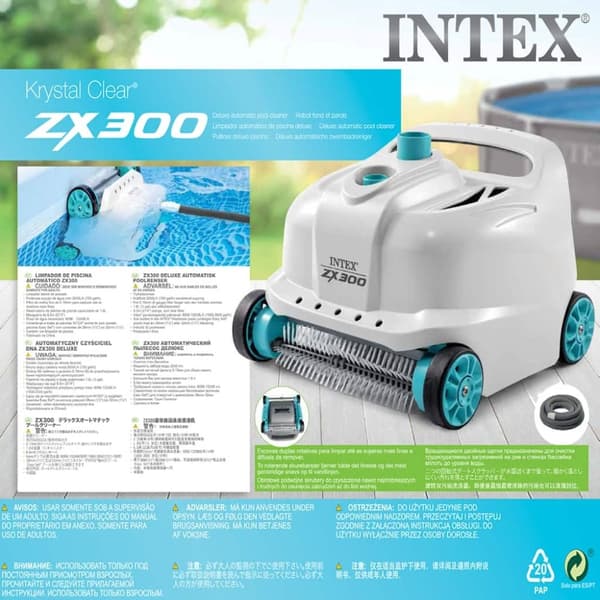 INTEX ZX300 Deluxe automatisk bassengrenser
