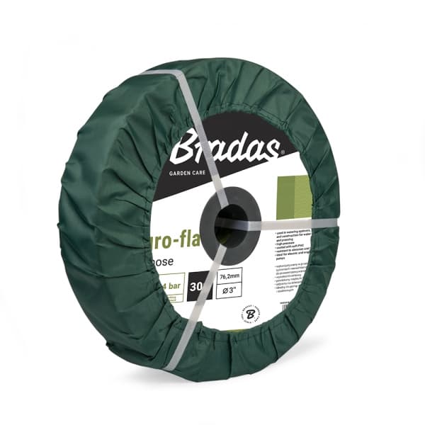 Litteä letku AGRO-FLAT WP4 / BP12 Bar - 2" / 100m - VIHREÄ