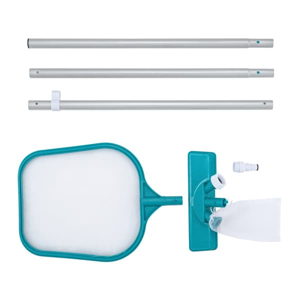 Pool rengøringssæt 167cm pind + støvsuger + net Bestway 58013