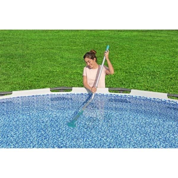 BESTWAY - Aquasurge™ ladattava sähköinen pölynimuri. 50 minuutin käyttöaika. jopa 6.10 metrin läpimittaisille uima-altaille