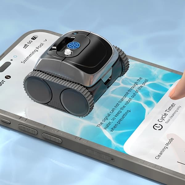 Wybot C1 poolrobot – trådlös rengöringsrobot för poolbotten, väggar och vattenlinje