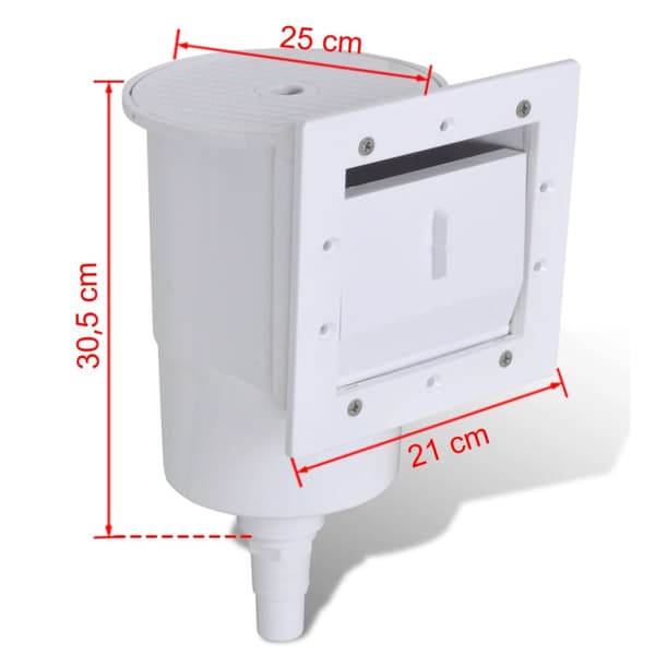 Pool – overfladeskimmere - Living skimmer til pool 8 dele 21 x 25 x 30,5 cm