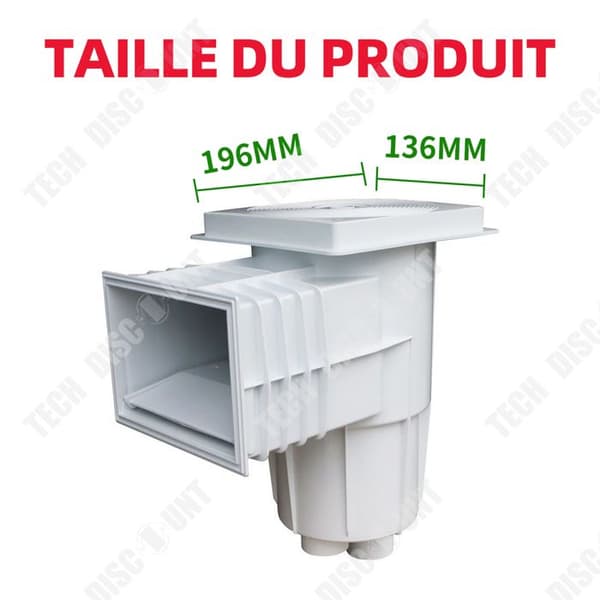 TD Ovan mark pool yta skimmer abs skimmer betong simbassäng standard inga grader pool skimmer basket basket skimmer pool