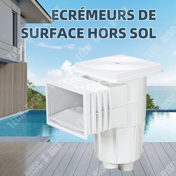 TD Skimmer Pool Drain Skimmer med bred öppning för ovanjordspool Skimmer för hemmabruk och kommersiellt bruk