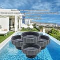 Miniatyrbild 3 av 5: Lollanda 2-pack Slangadapter för poolskimmer – kompatibel med Intex 11239, vägganslutning slangkoppling ersättningsdel