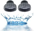 Miniatyrbild 1 av 5: Lollanda 2-pack Slangadapter för poolskimmer – kompatibel med Intex 11239, vägganslutning slangkoppling ersättningsdel