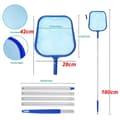 Miniatyrbild 3 av 6: Lollanda Poolskimmer med 5-delad justerbar teleskopisk aluminiumstång – finmaskig poolnät, passar för pool och spa