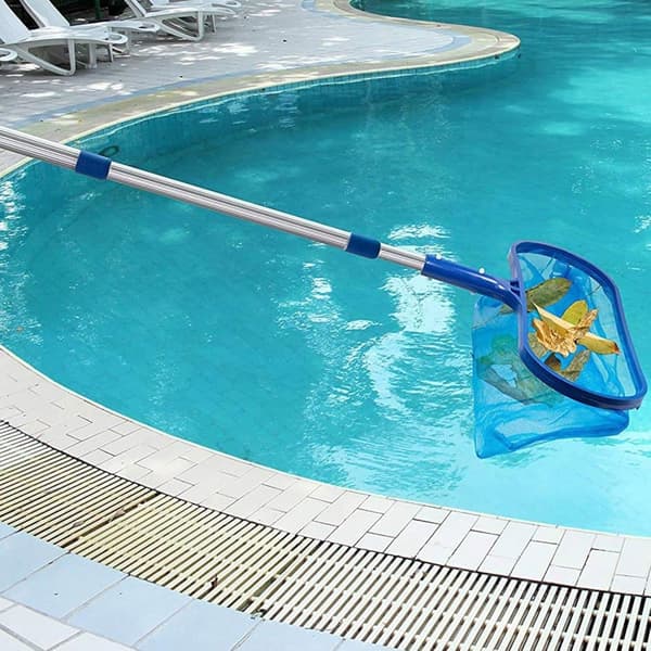 Lollanda Djupt Poolnät för Rengöring, Poolskimmer - Hållbart Skräpnät, finmaskig poolnät, passar för pool och spa
