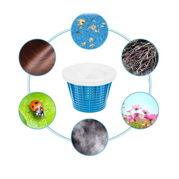 Lollanda Pool Skimmer Net / Pool Filter Net, – Pool Skimmer Filter Sock til at fjerne snavs og blade fra poolen - Genanvendelig