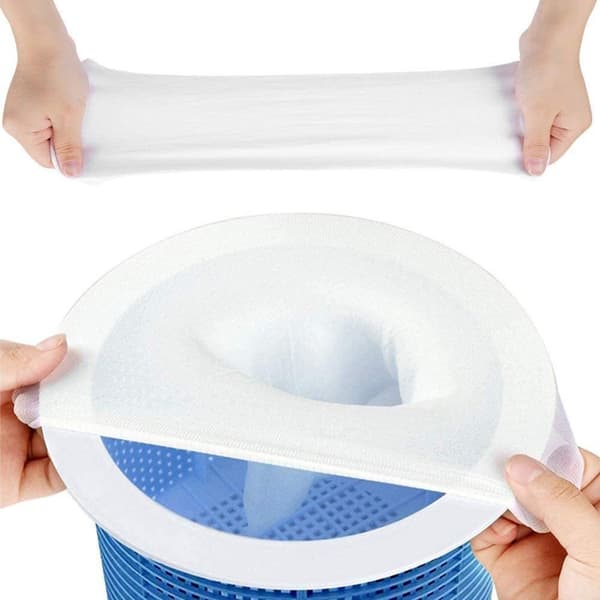 Lollanda Pool Skimmer Net / Pool Filter Net, – Pool Skimmer Filter Sock til at fjerne snavs og blade fra poolen - Genanvendelig