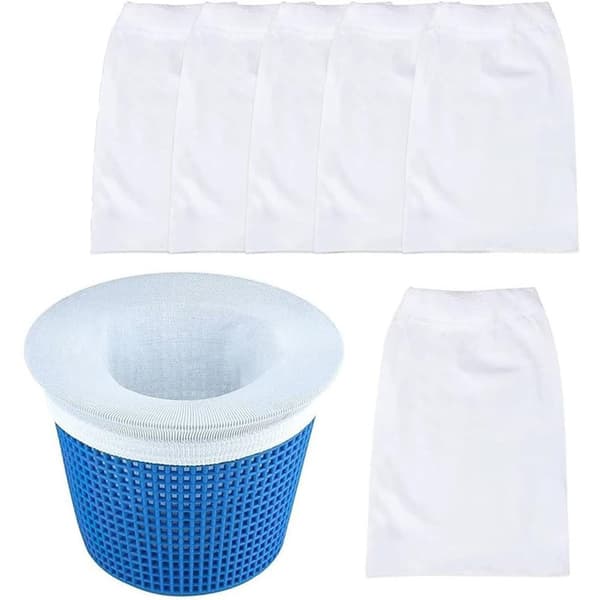 Lollanda Pool Skimmer Net / Pool Filter Net, – Pool Skimmer Filter Sock til at fjerne snavs og blade fra poolen - Genanvendelig