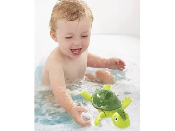 Tomy Toomies Swim n Sing Turtle, Badedyr, Gutt/Jente, 1 år, Gir fra seg lyd, LR44, Plast
