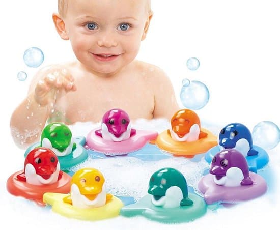 Tomy Toomies Do Rae Mi Dolphins, Bade leke, Gutt/Jente, 1 år, Gir fra seg lyd, Flerfarget