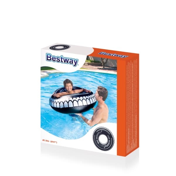 Bestway 36102, Sort, Grå, Badering, Bilde, Vinyl, 12 år, 119 cm
