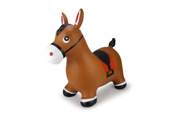 Jamara Hopping animal horse brown with pump, Djur, 1 År, Brun