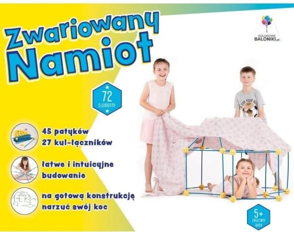 Fargerike ballonger Fargerike ballonger Crazy Tent