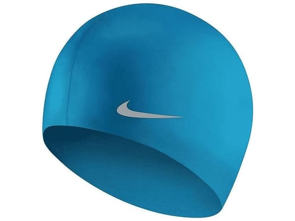 Nike Czepek Solid Silicone Youth lemon photo blue one size (TESS0106-458)