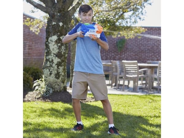 Hasbro Super Soaker Floodinator, Lekekanon, Blå, Grønn, Oransje, Hvit, 6 år